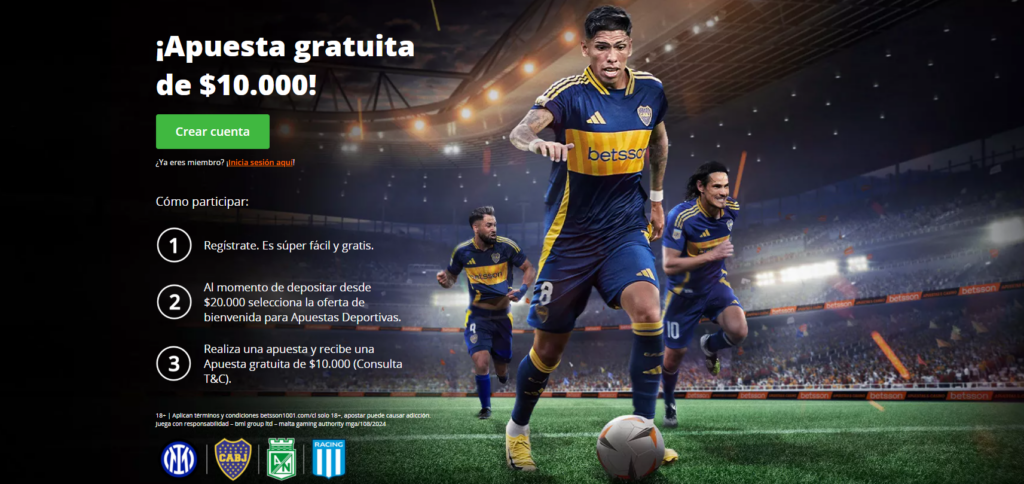 betsson nuevos bonos bienvenida