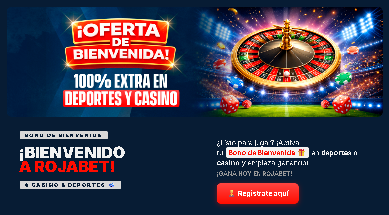 rojabet bono de bienvenida